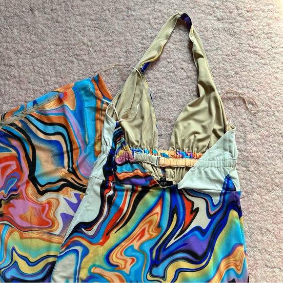 AFRM Dakota Dress in Spring Marble - Picture 4 of 8